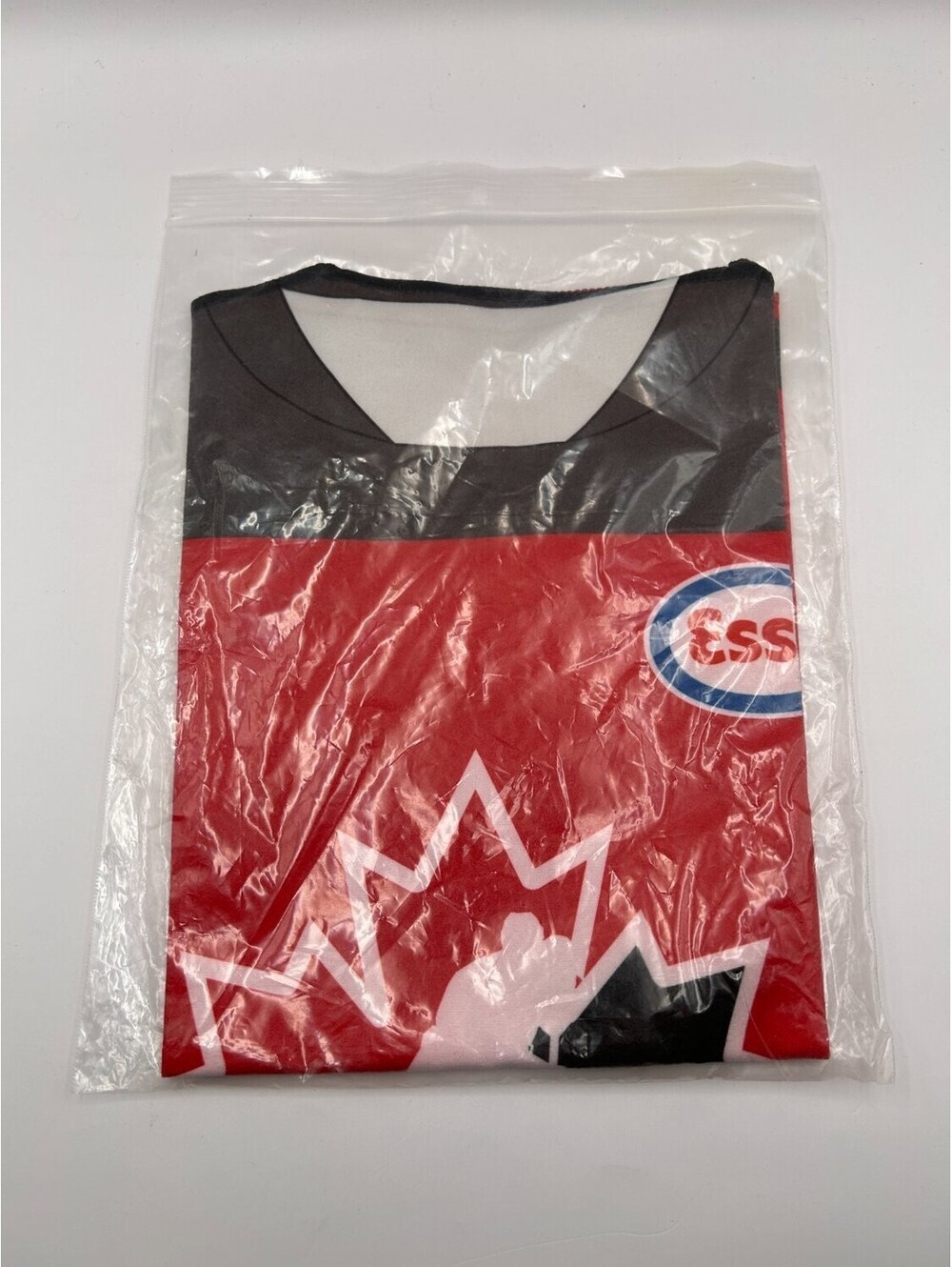 Team Canada Esso Hockey Rally Towel Red White Black Sealed Jersey-Style Print
